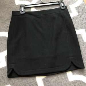 Black jcrew skirt.